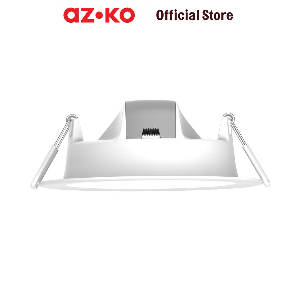AZKO Krisbow Lampu Downlight Led Shell Smd 9 Watt Cool Daylight - Putih Lampu Sorot Ceiling Light Pe