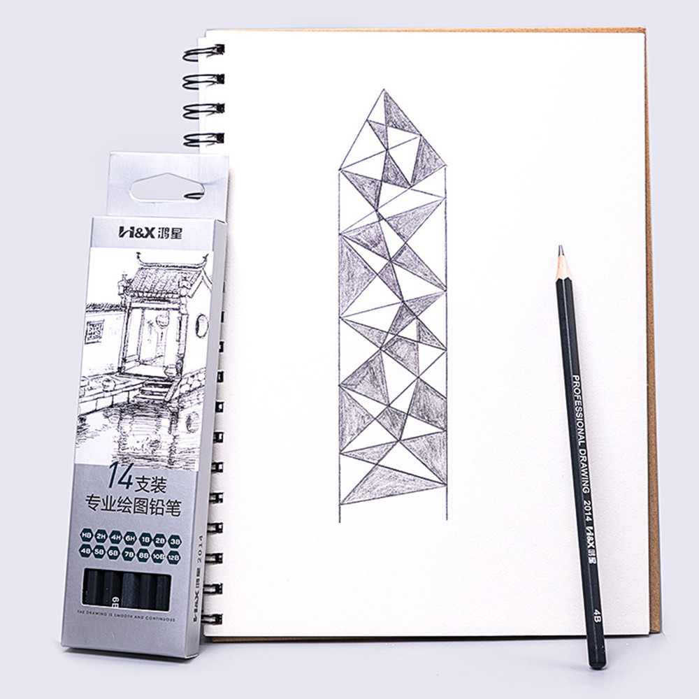 

14pcs/set Professional Drawing Sketch Pencil Art Supplies