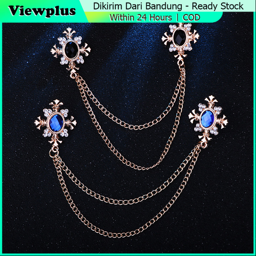 Lapel Pin Bros Jas Pin Bros Jas Pria Bros Jas Pria Keren Bross Kerah Kristal Bros Untuk Jas Pria Pin