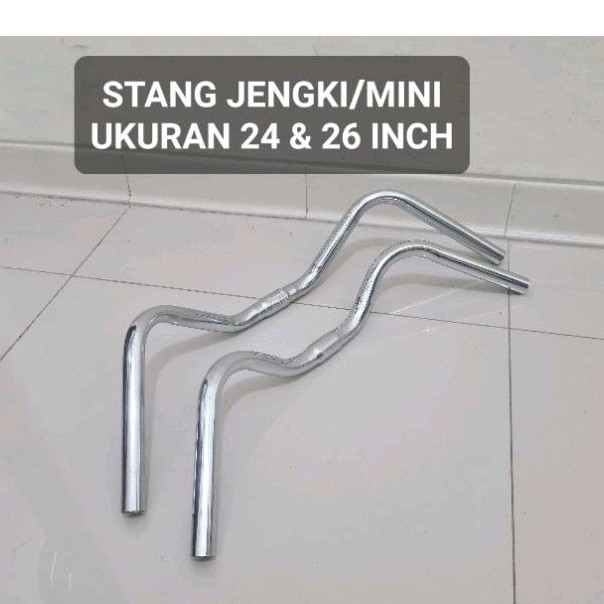 TERBARU STANG SEPEDA JENGKI STANG SEPEDA MINI CITY BIKE MINI KERANJANG HANDLEBAR TOURING STANG TOURI