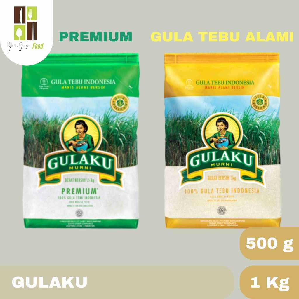 

GULAKU GULA TEBU ALAMI / PREMIUM 1KG / 500g