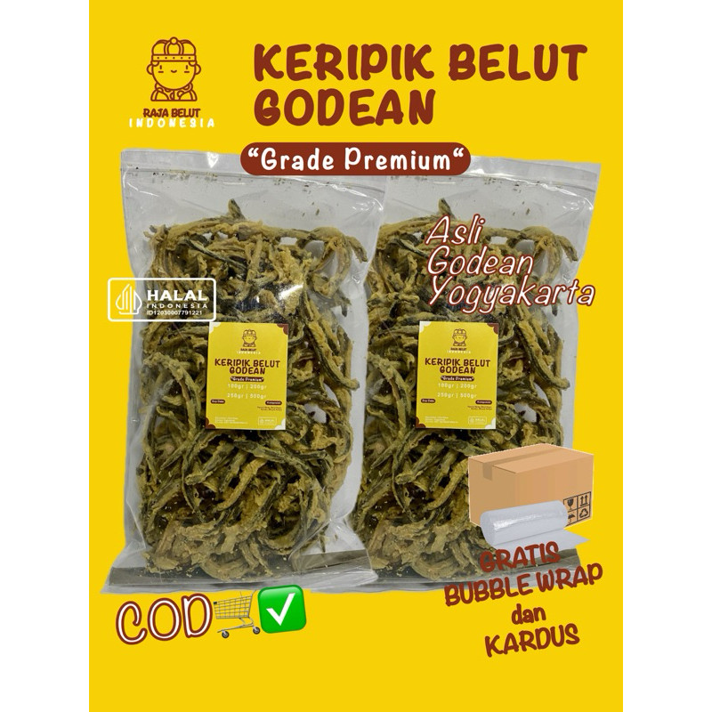 Keripik Belut Kiloan 1 Kg Tinggi Protein Asli Godean Yogyakarta Grade ⭐️PREMIUM⭐️ Best Seller Cemila