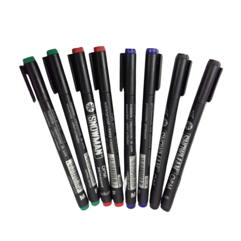 

KlikIniAja Spidol Pen Snowman OHP Permanent Marker OPF / OPM