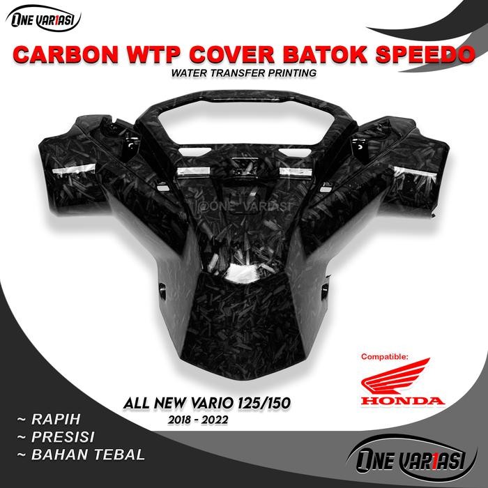 BATOK KEPALA VARIO NEW CARBONFORGED / BATOK KEPALA COVER SPEEDOMETER VARIO 125 150 NEW - FORGED