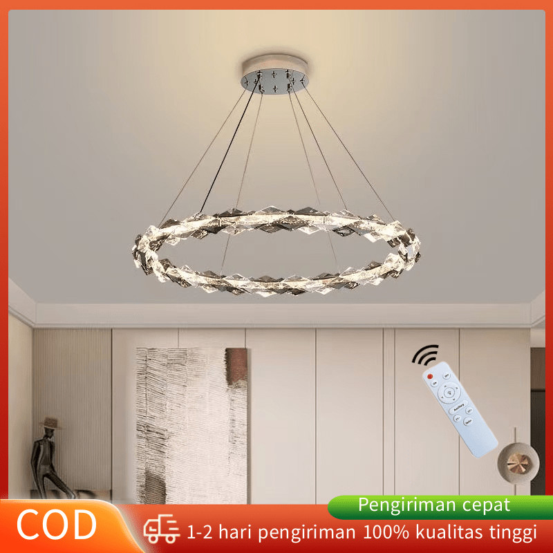 Lampu Led Kamar Lampu Gantung Aesthetic Lampu Gantung Kristal Lampu Gantung Ruang Tamu Lampu Hias La