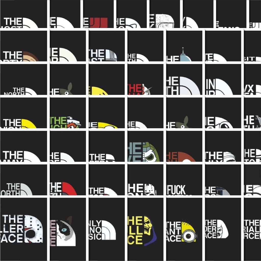 

Stiker Cutting Pack Stiker Random Logo Parodi 5 Isi 100Pcs Series Aesthetic Lucu Keren Untuk Koper Bahan Vynil