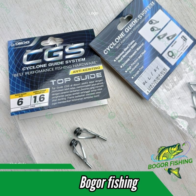 Cincin ring joran pancing pct mamarit doubel keramik - Mamarit Fuji untuk ujung joran