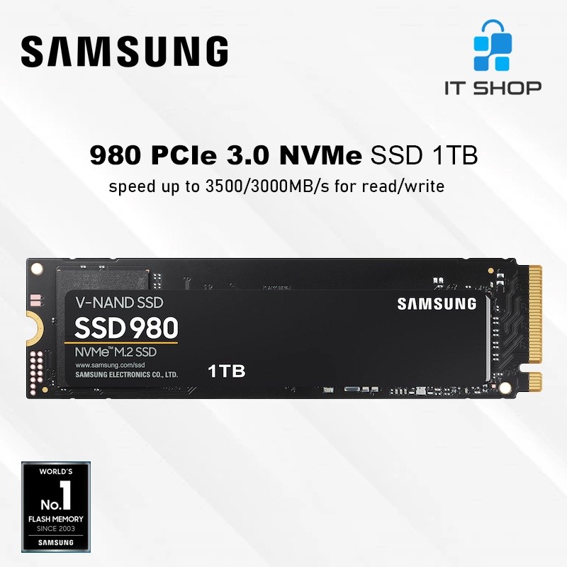 Samsung SSD 980 PCIe 3.0 NVMe 1TB