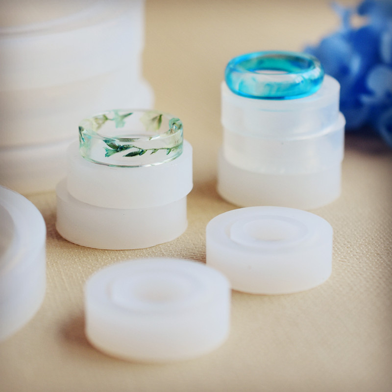 

SNASAN Silicone Mold For Finger Ring Jewelry Making Resin Casting Mould Handmade Craft Epoxy Tool DIY