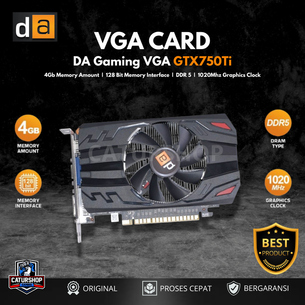 Digital Alliance Vga GTX750Ti 4Gb DDR5  / GTX750 Ti / GTX 750 Ti