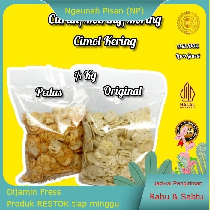 

Moring / Molring / Cimoring / Cimol Kering 250gr - Asli Garut