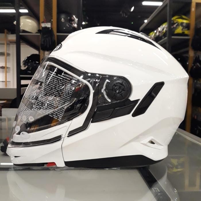 ZS 613 C WHITE | HELM ZEUS MODULAR | HELM ZEUS FULL FACE | HALF FACE