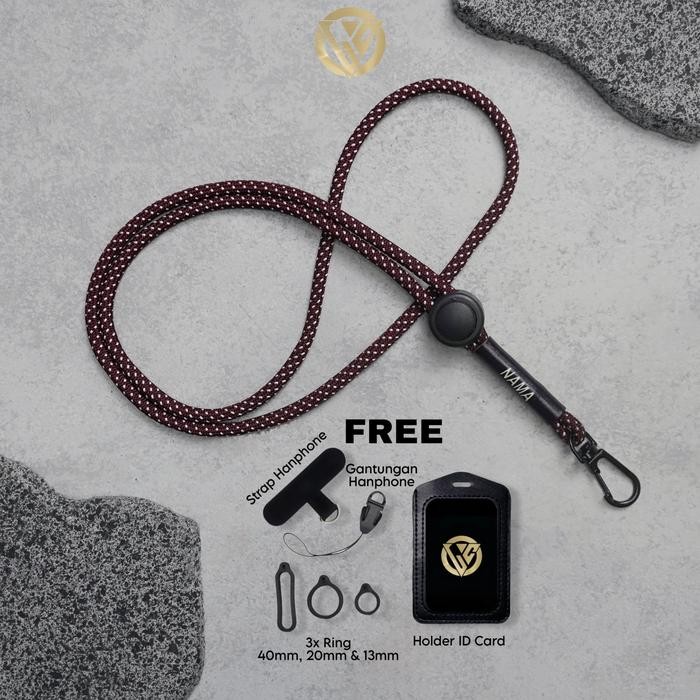 

Lanyard Craft Perusik Custom Nama Tali Hp Name Tag V3 - A