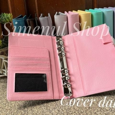 

Binder LOGAM MULIA A6 6 Ring / Album Koleksi Emas Antam Motif Polos - Biru