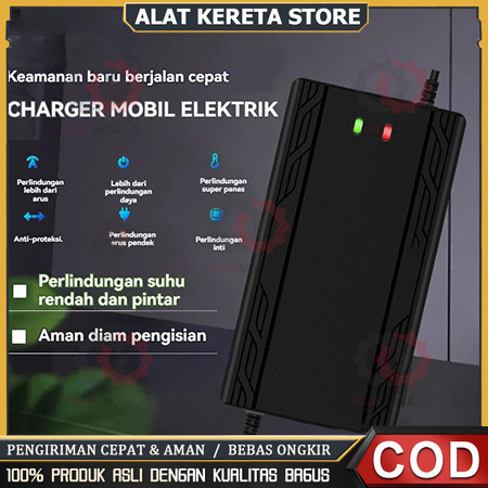 Charger Sepeda Listrik 48V 12AH / Universal Charger Motor Listrik / Baterai Selis Scooter Elektrik C