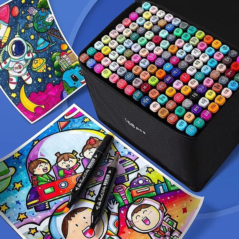

Touch Marker Animation Spidol Set 60/80/120/168 Warna Pensil General Sketsa Umum​