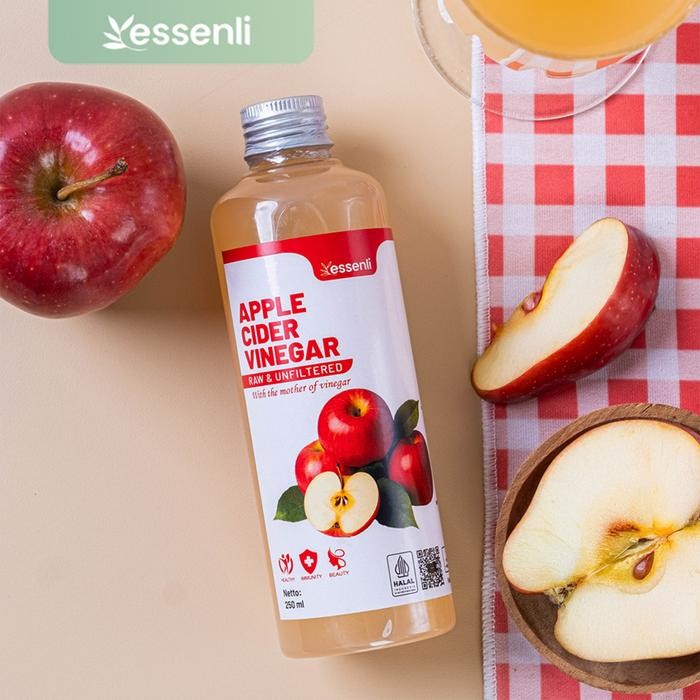 

ESSENLI Cuka Apel / Apple Cider Vinegar Premium Grade - 250ml
