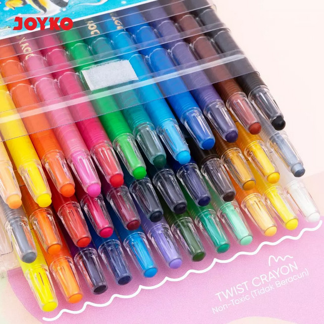 

CRAYON TWIST JOYKO TWCR-12S PANJANG / 12 WARNA KRAYON PASTEL PUTAR JOYKO ORIGINAL TAHAN AIR PEWARNA LOMBA MEWARNAI MENGGAMBAR ANAK