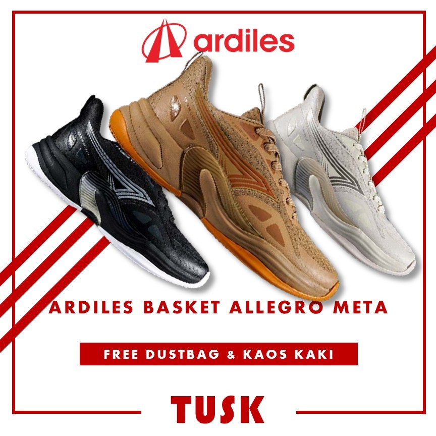 Sepatu Basket Ardiles Allegro Meta Sepatu Ardiles Basketball Olahraga Basket Pria Wanita
