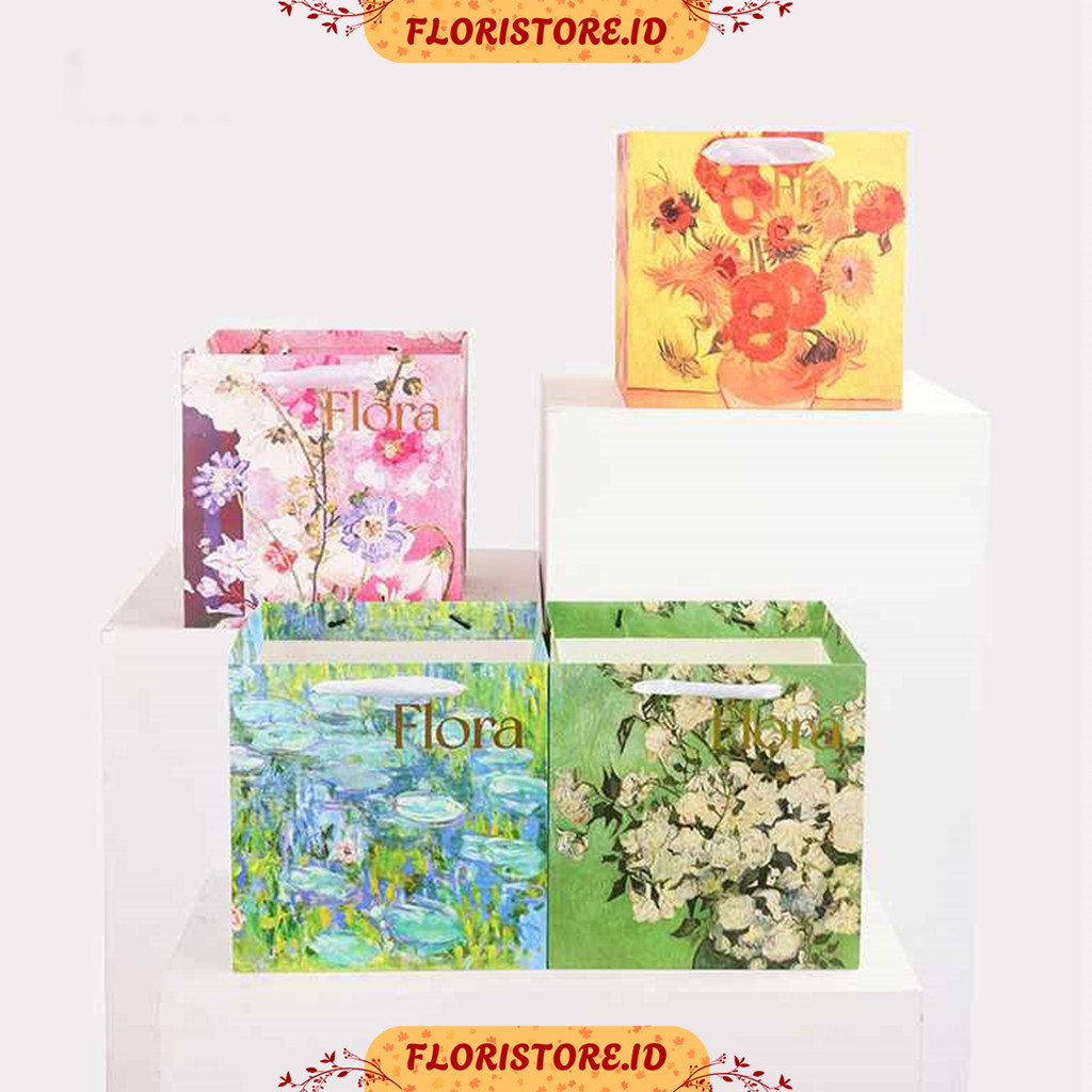 

FLORAL GOODIE BAG / KERANJANG BUKET BUNGA / AKSESORIS BUKET / FLORIST BAG SUPPLY / FLOWER BASKET / PAPER BAG