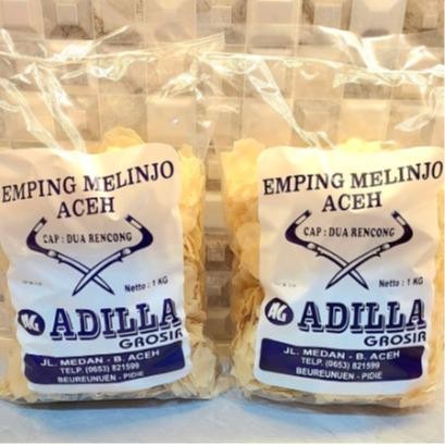 

[Produk Baru Berkualitas Garansi] Adilla Emping Aceh 1kg Tipis Kualitas Super Makanan Ringan Kering - Standard Paling Laris