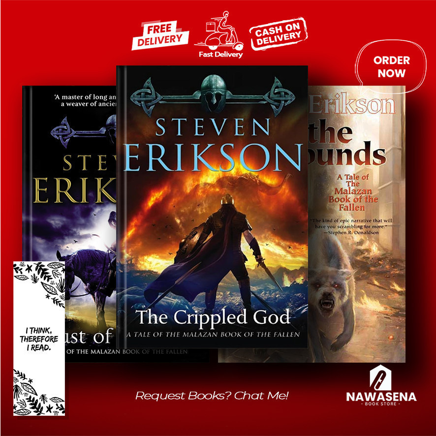 The Crippled God | Gardens of the Moon | (Malazan Book of the Fallen 10 book series) - Steven Erikso