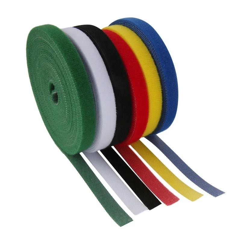 

1pcs, 6 colors, 12mm wide, reusable cable strap, nylon fastening strap, wire organizer for rope and cable management