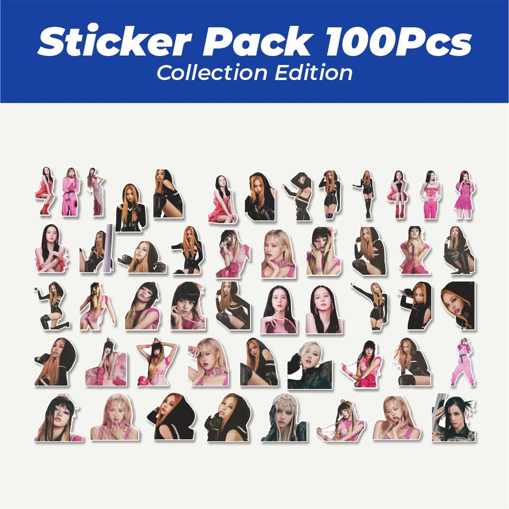 

Hot Stiker Black Pink Album Born Pink Lucu Anti Air Stikers Berperekat Waterproof Sticker Decal Buat Motor Helm Buku Journal Koper Casing HP Laptop Botol Minum