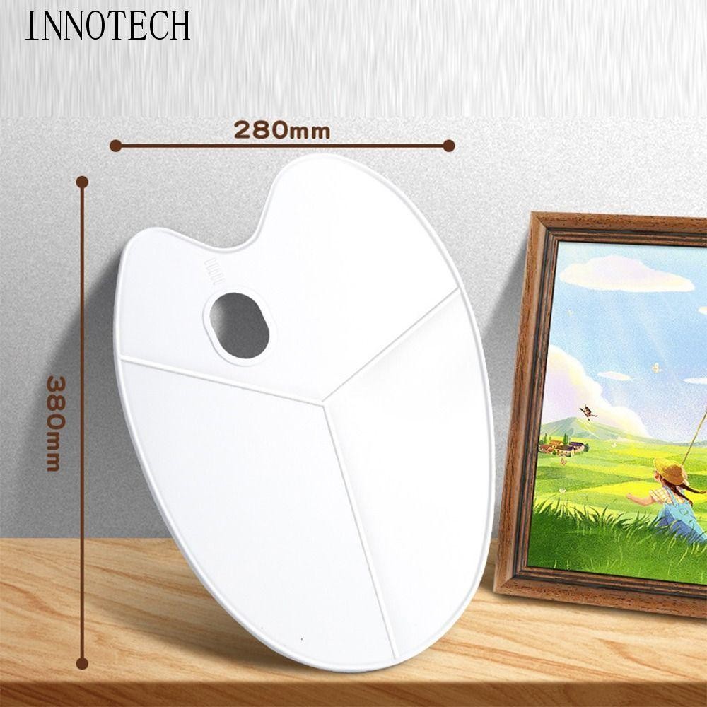 

Pigment Box Plastic Oil Watercolor Palette DIY White Art Pigment Tray Crafts Painting Palettes Gouache