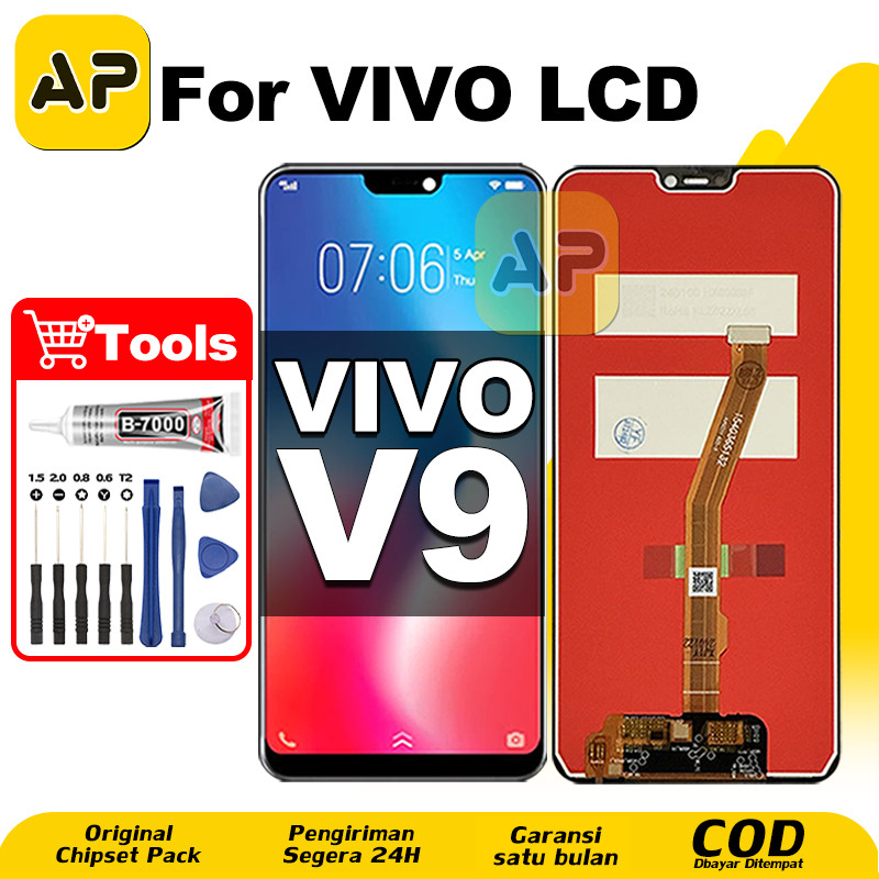Original LCD FOR VIVO V9 TouchscreenFullset Asli Ori Berkualitas CompatibleGlassTouch Screen COD