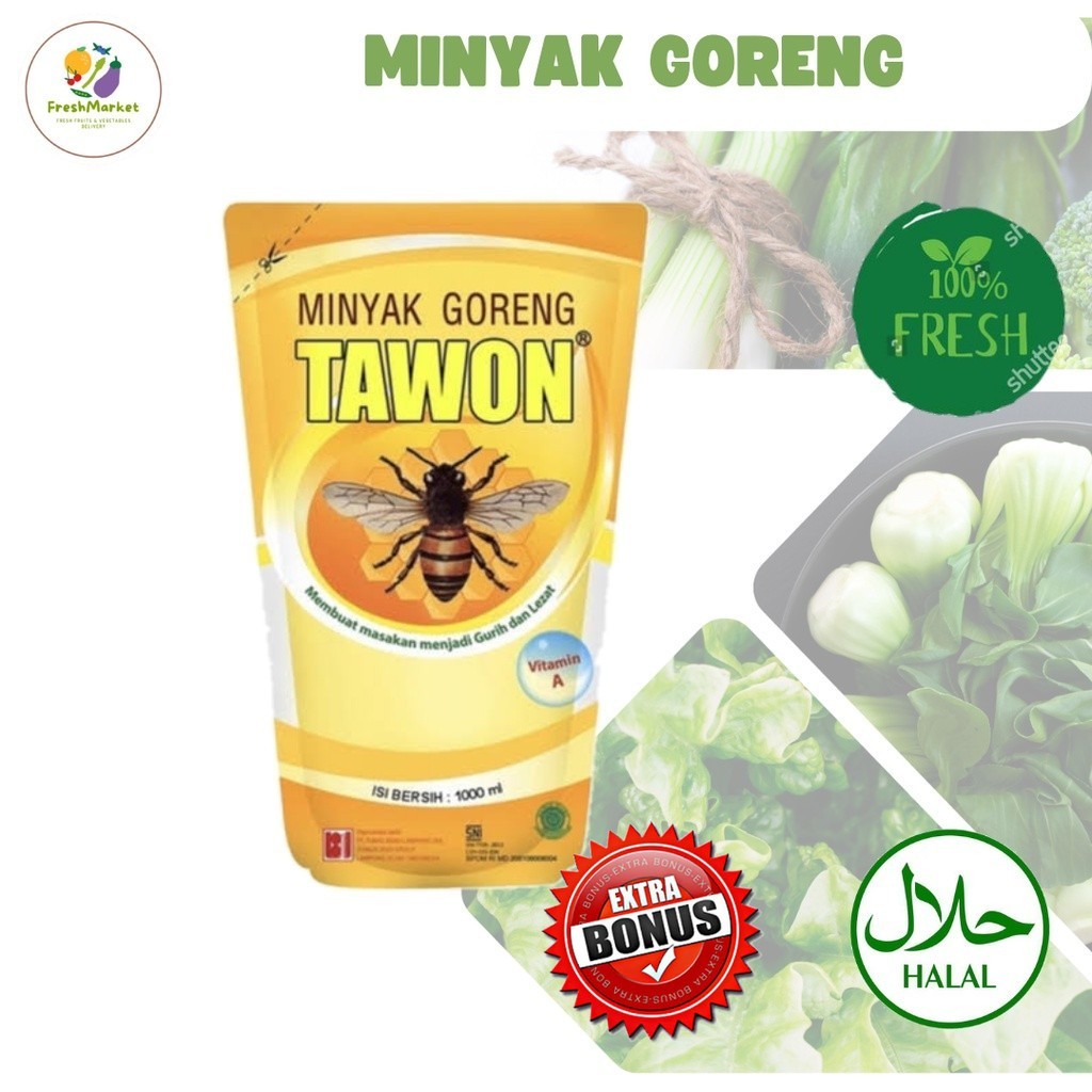 

Minyak Goreng Cap Tawon 900 Ml Sayurinstant