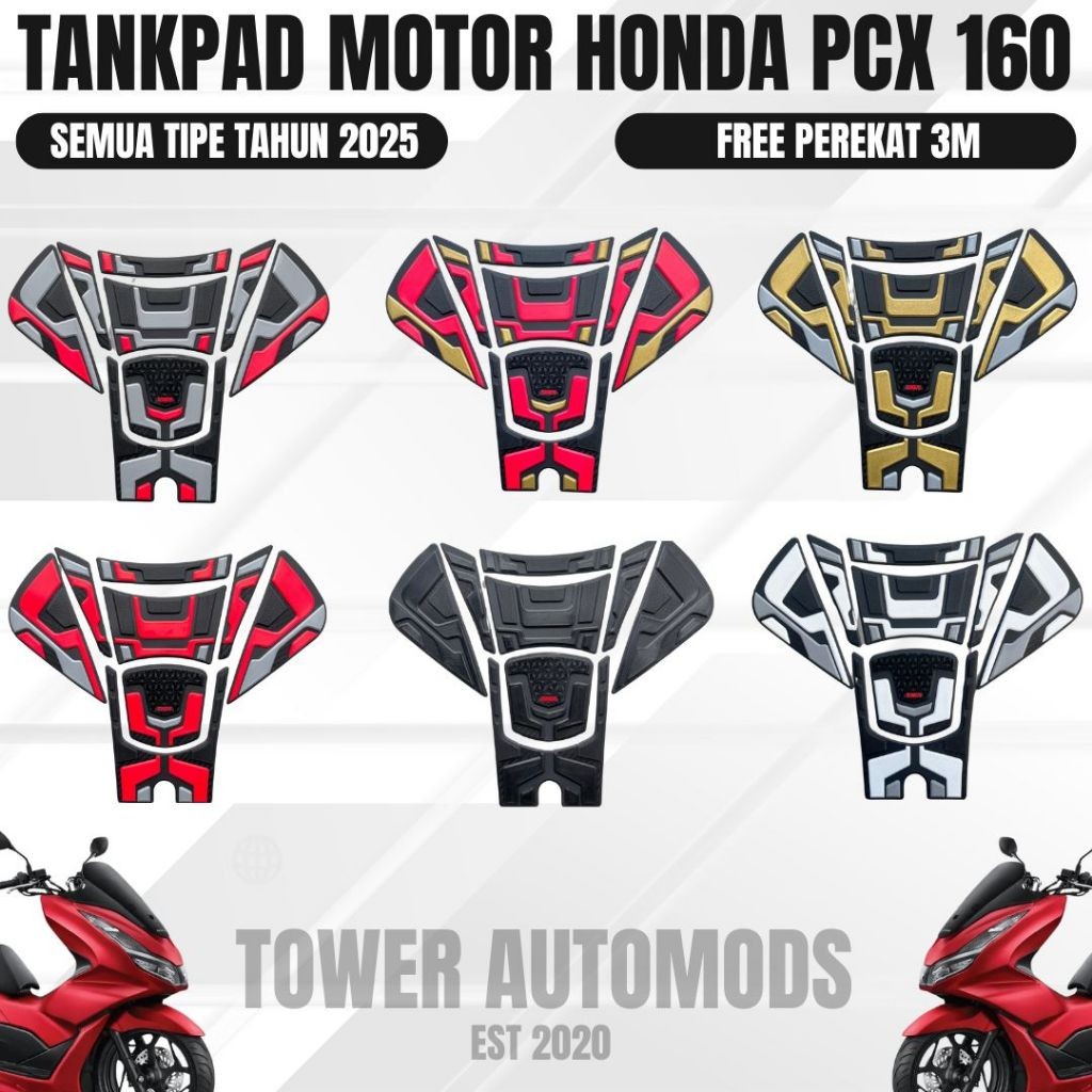Tankpad Motor Honda PCX 160 Terbaru / Aksesoris Motor Honda / Tankpad Motor Honda Pcx 2025 Premium