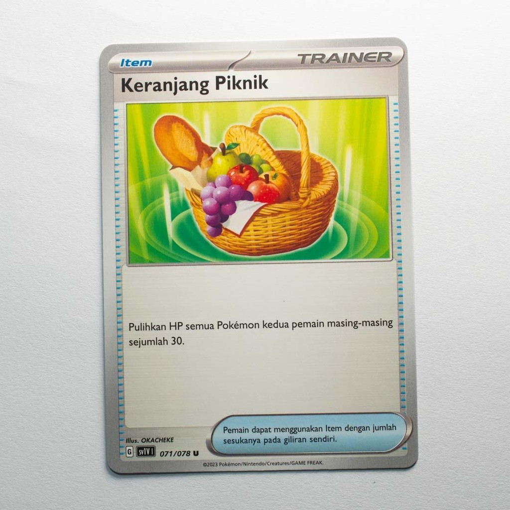 Keranjang Piknik U 071/078 SV1V Violet EX Kartu Pokemon TCG Original Indonesia