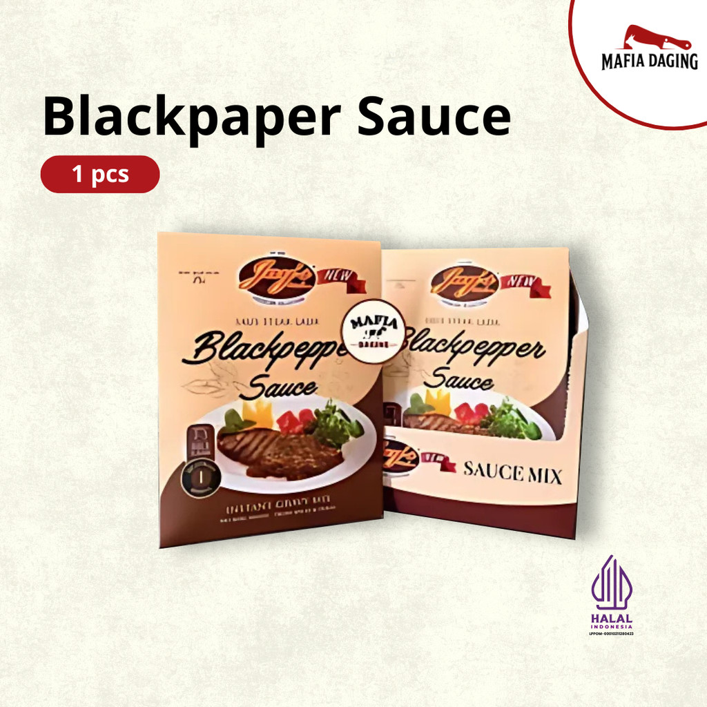 

[Mafia Daging] Marinade Mix Jay's Grill Master Blackpepper Sauce - Harga Spesial !