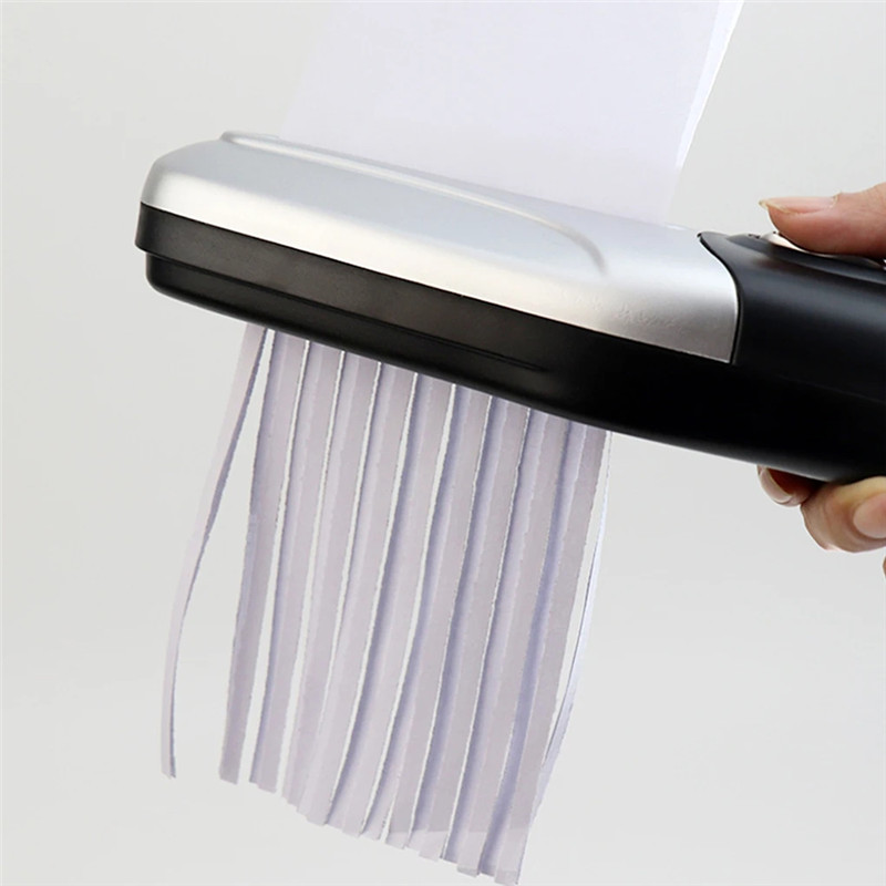 

AT82-2L Desktop A4 A6 Paper Cutter Small Handheld Paper Shredder Cutting Tool Straight Cut Capacity