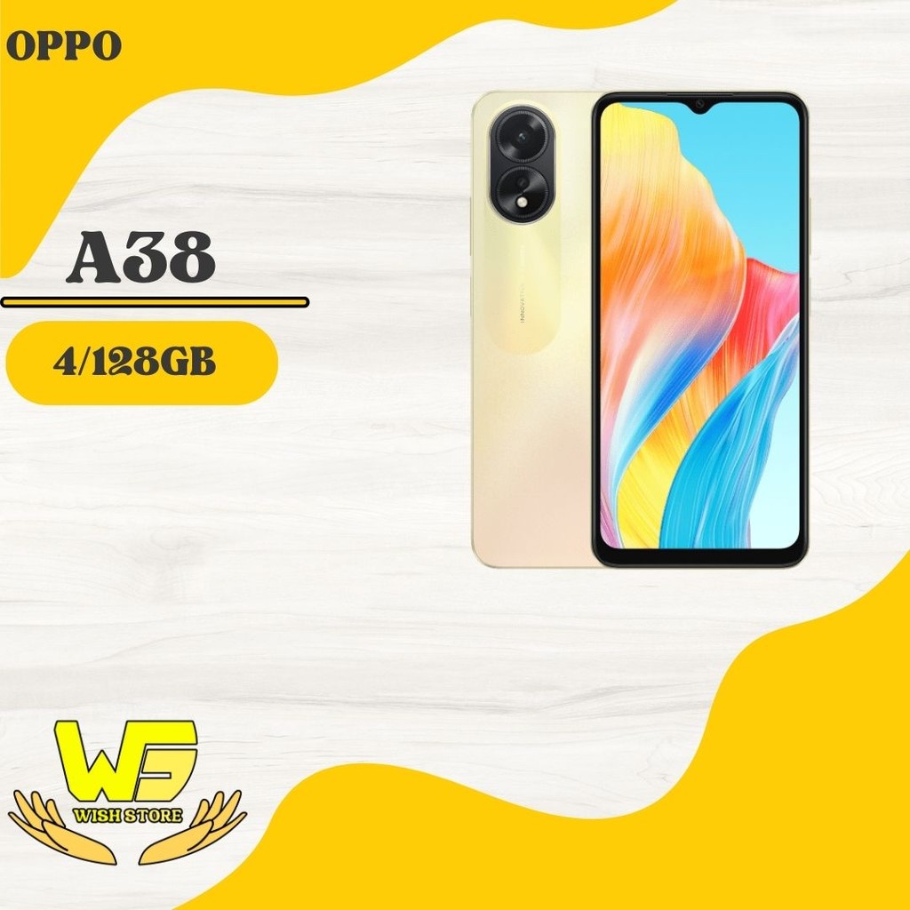 OPPO A38 6/128GB | 4/128GB RAM 6GB INTERNAL 128GB GARANSI RESMI IMEI TERDAFTAR