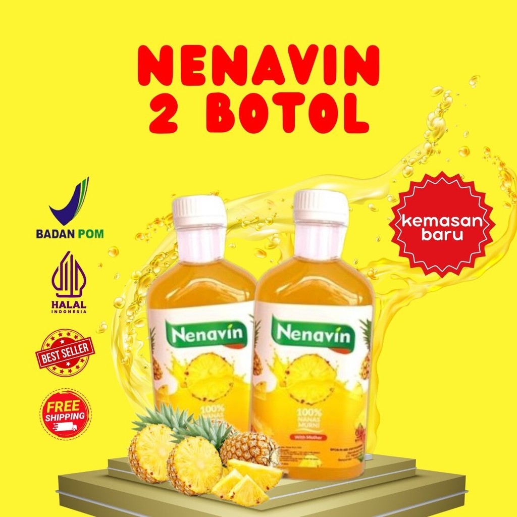 

Nenavin Cuka Nanas Original Lebih Hemat 2 Botol