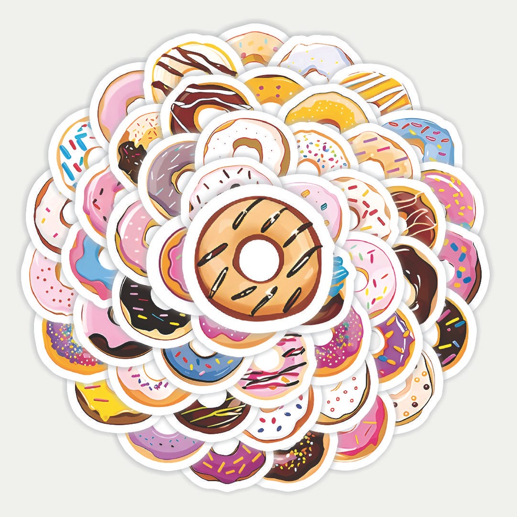 

Sticker Pack Stiker Delicious Doughnut [Donat Lezat] | Sticker TUMBLR | Stiker LAPTOP KOPER HELM
