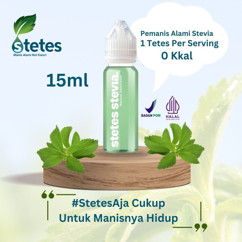 

Stetes Stevia Pemanis Alami 0 Kalori 15ml