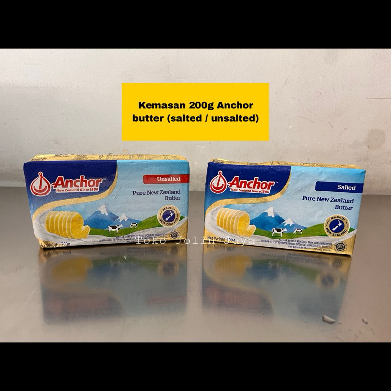 

(Khusus instant) Kemasan 200g Anchor butter / mentega Anchor