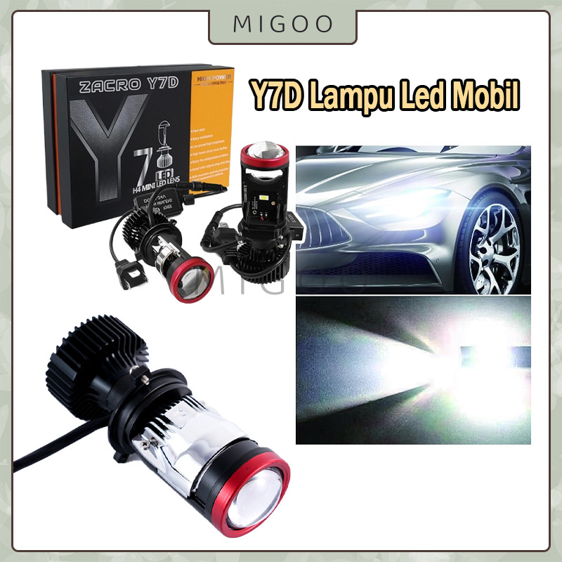 Lampu Led Mobil Dan Motor / Mini Pjector Projie Y7d