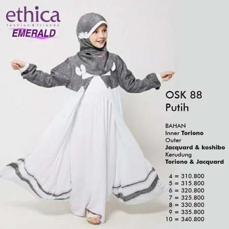ETHICA GAMIS ANAK OSK 88 PUTIH