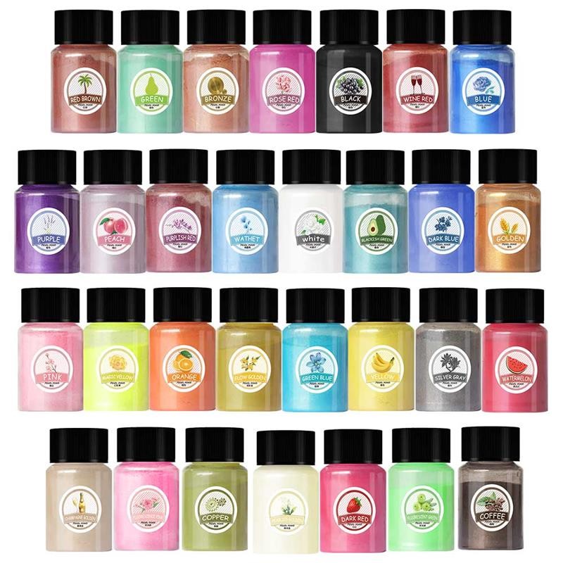 

10g Pearlescent Powder Resin Pigment Dye Colorant Pigment Pearl Powder DIY Candle Dye Epoxy Jewelry Making Material
