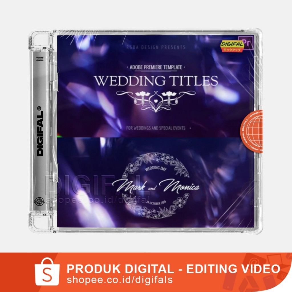 Modern Wedding Titles - Premiere Pro