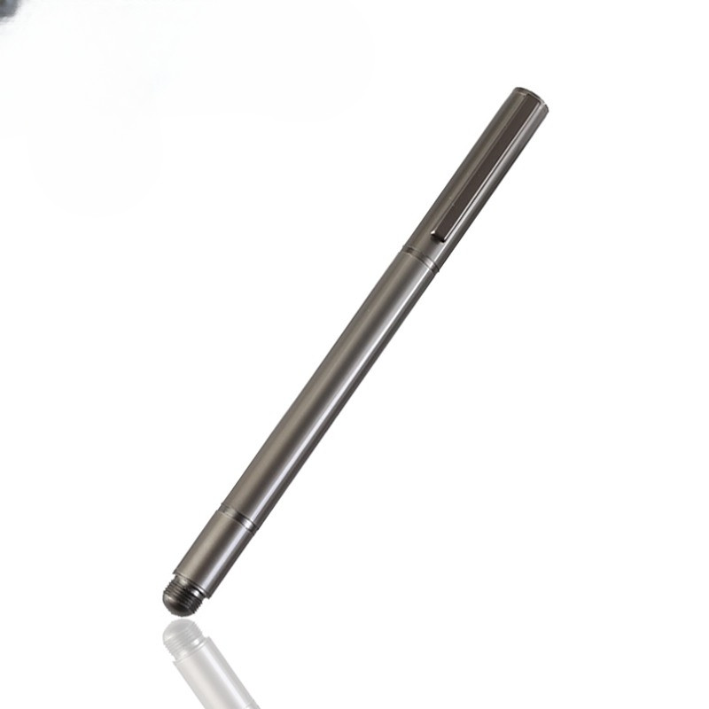 

High Quality Dual-Function Pen Pencil Smooth Writing Black Ink Gel Ballpoint Pen Metal Self Defense Writing Tool Perfect Gift