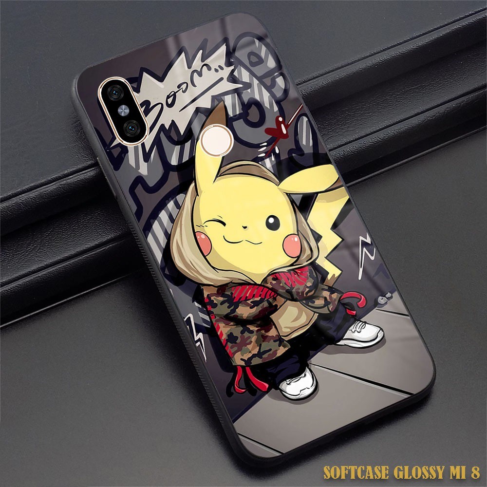 CUSTOM CASE Glossy ALL TYPE Xiaomi Mi 8 LITE - XIAOMI MI 8 |AA35| MOTIF Anime DESIGN PREMIUM