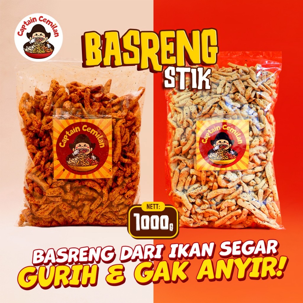 

Basreng Stik 1kg Basreng Rasa Daun Jeruk Pedas Rasa Original Isi 1kilo 1kg Basreng Renyah Gurih Asin Captain Cemilan Bandung 1kg snack snack kiloan makanan ringan cemilan
