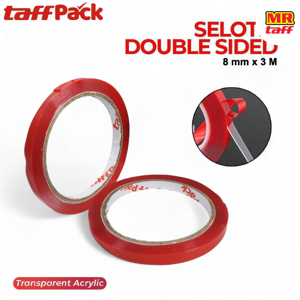

TaffPACK Selotip Double Tape Transparent Acrylic 3M - HL878