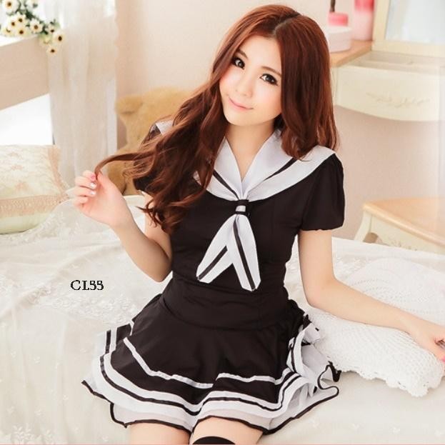 Baju Tidur Wanita Kostum Cosplay Sexy Uniform Seragam Seksi CL55