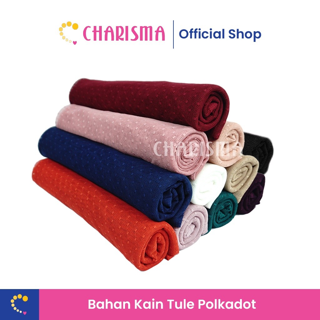 Charisma Bahan Kain Tile Polkadot